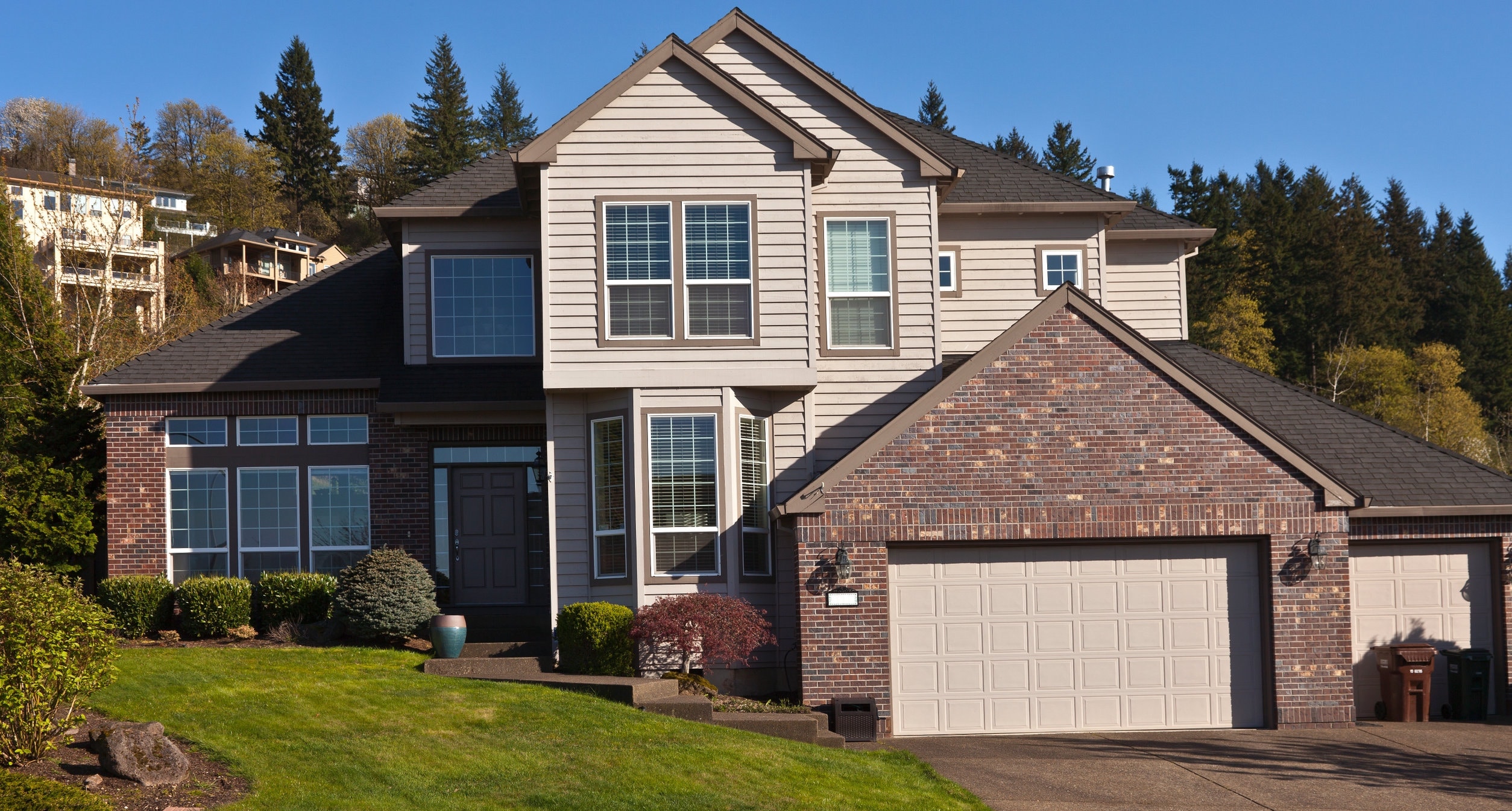 Exterior of a family home
